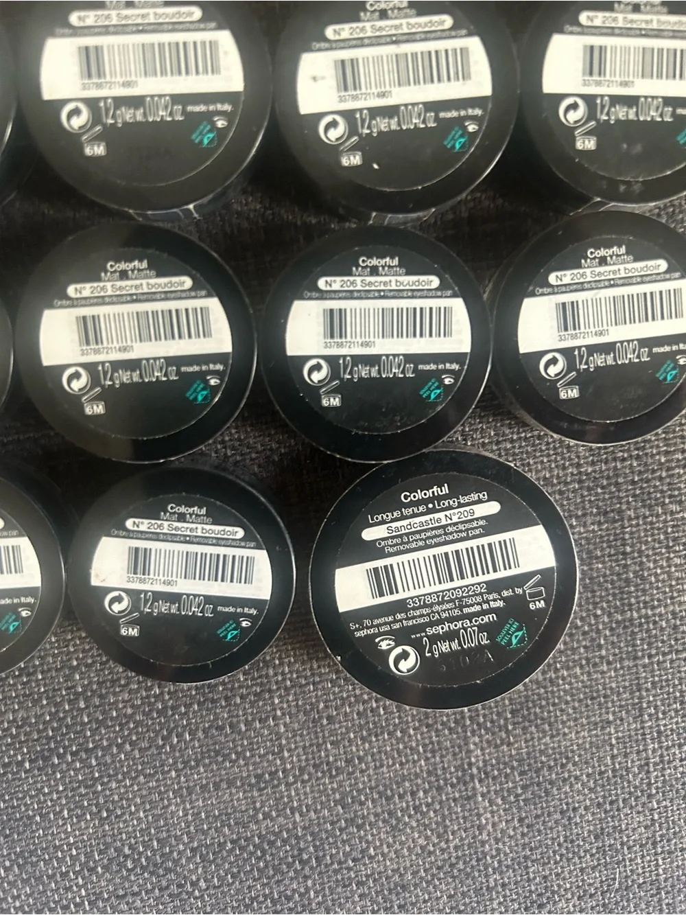 New & Sealed Sephora Eyeshadows